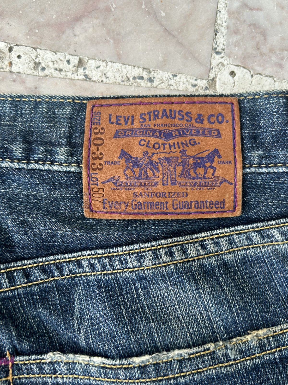 Levi's Levis Vintage 507 Japan Redtab Denim Size US 30 / EU 46 - 10 Thumbnail