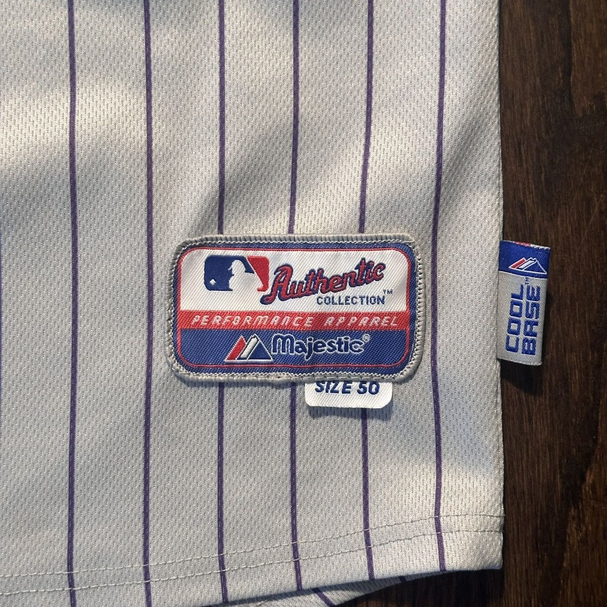 Majestic AUTOGRAPHED Troy Tulowitzki Colorado Rockies Jersey Size US M / EU 48-50 / 2 - 4 Thumbnail