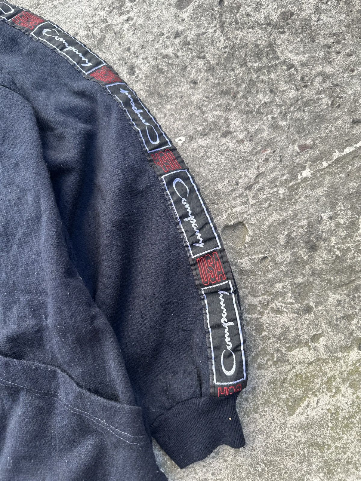 Champion Vintage Champion USA Lampas Zip Up Jacket Streetwear Rare XL Size US XL / EU 56 / 4 - 4 Thumbnail