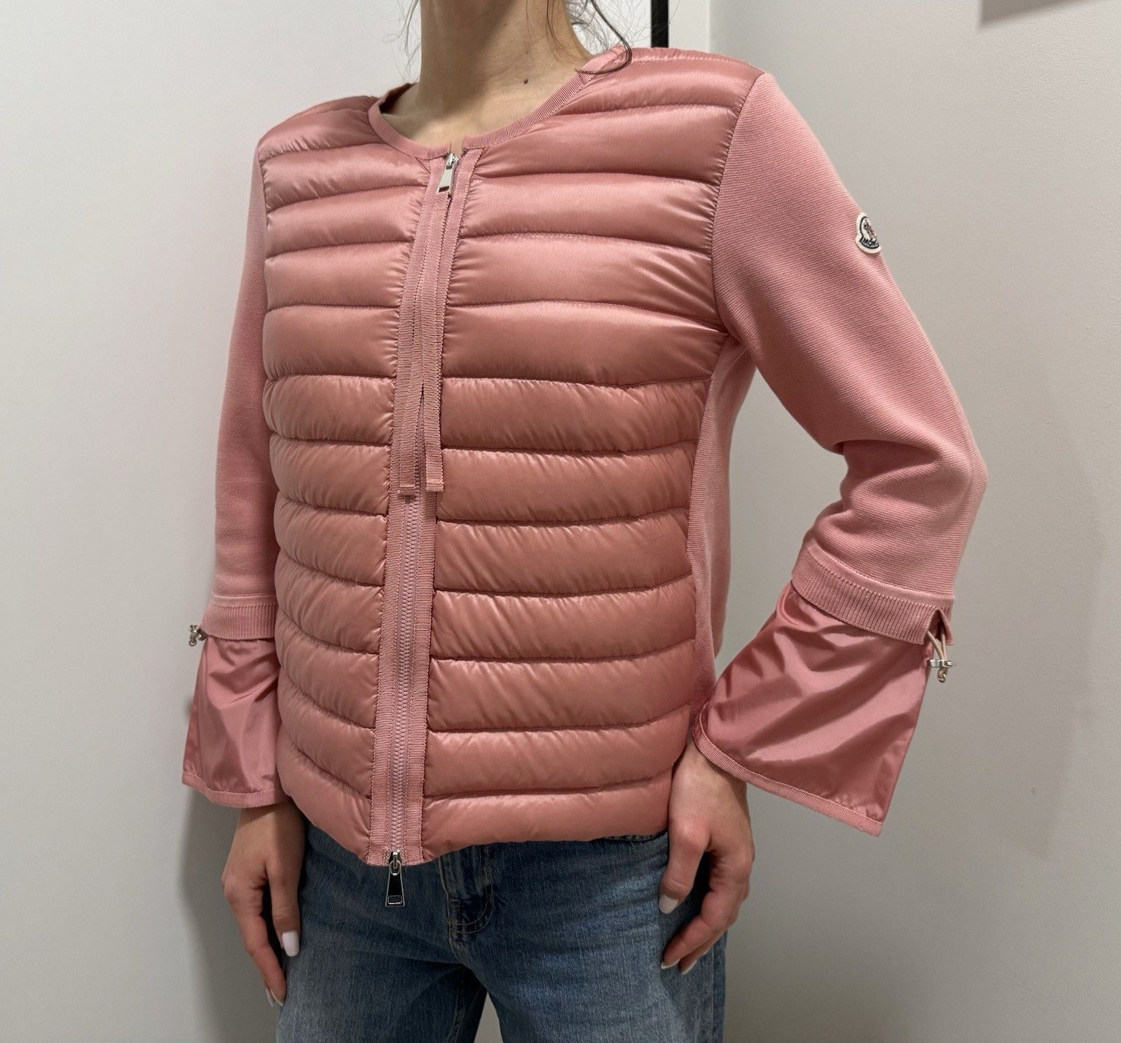 Moncler DDP Moncler Maglia Tricot Quilted Down Puffer Jacket Size M / US 6-8 / IT 42-44 - 1 Thumbnail