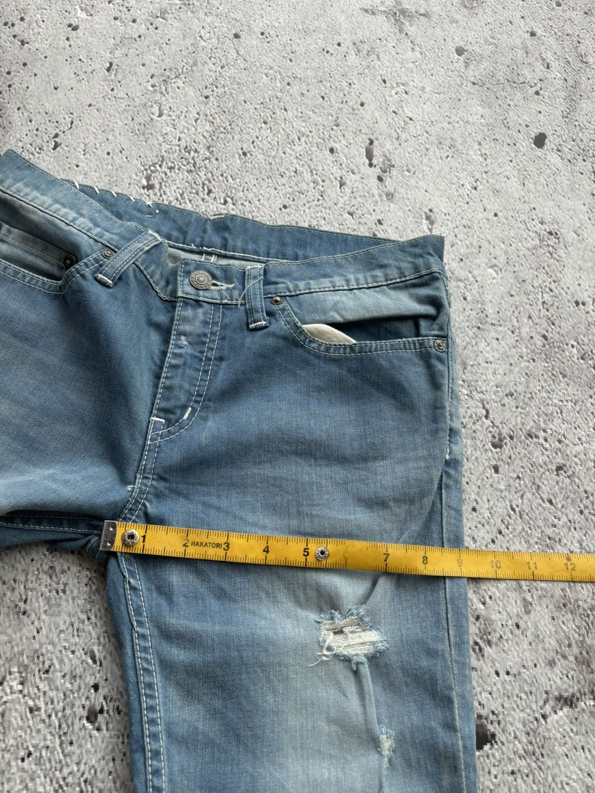 Tornado Mart Japanese Flare jeans ca r.h Vintage jeans Size 29" - 13 Thumbnail