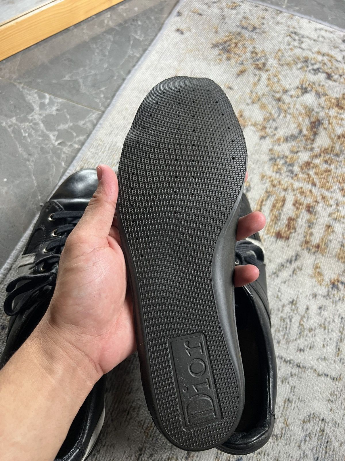 Dior Dior Homme KVA Leather Sneakers Size US 8 / EU 41 - 12 Thumbnail