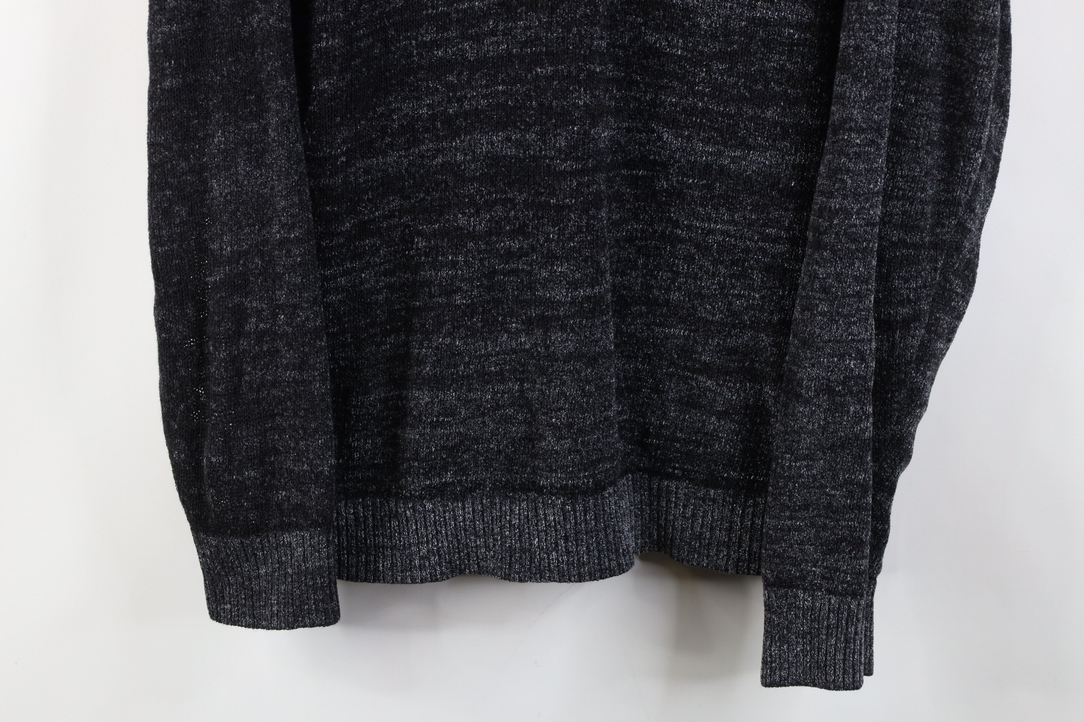 Vintage Vintage 90s Streetwear Thin Worn In Fleece Collared Sweater Size US L / EU 52-54 / 3 - 3 Thumbnail