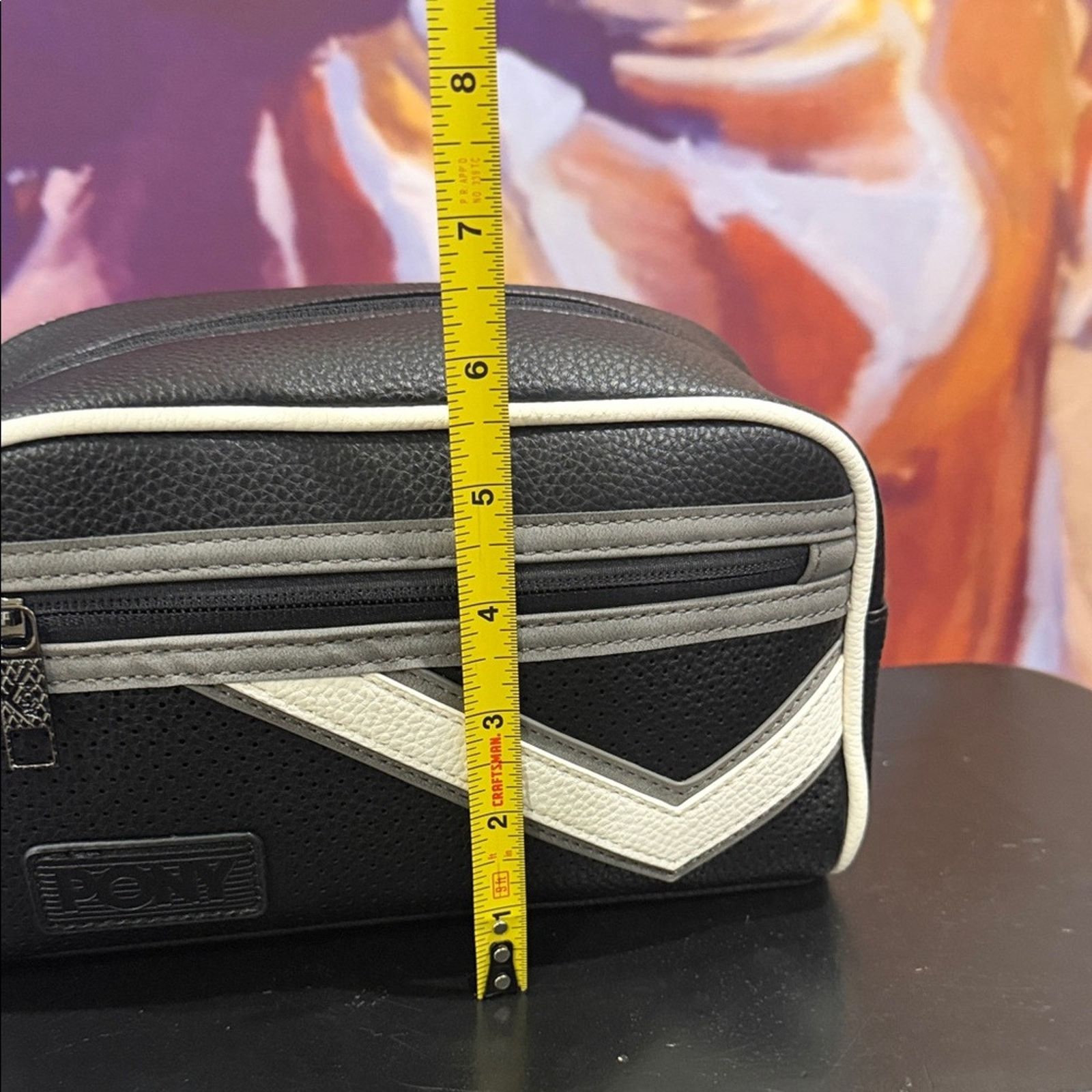 PONY PONY Black and White Travel Toiletry Bag - NWT Size ONE SIZE - 5 Thumbnail