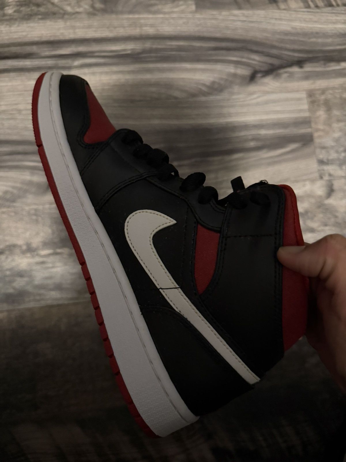 Jordan Brand Air Jordan 1 Mid 'Black Gym Red' Size US 9.5 / EU 42-43 - 9 Thumbnail