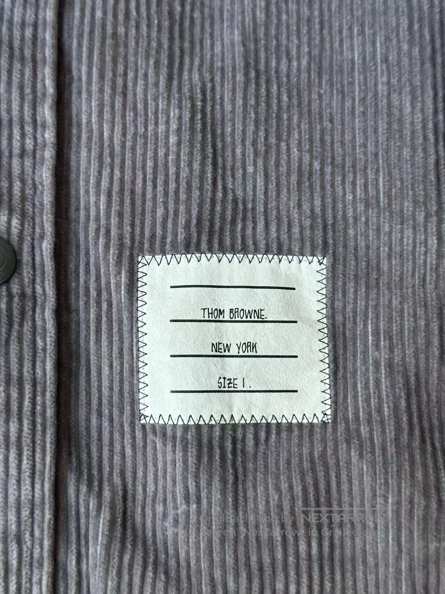 Thom Browne Thom Browne Corduroy Shirt Jacket. Size US S / EU 44-46 / 1 - 4 Thumbnail