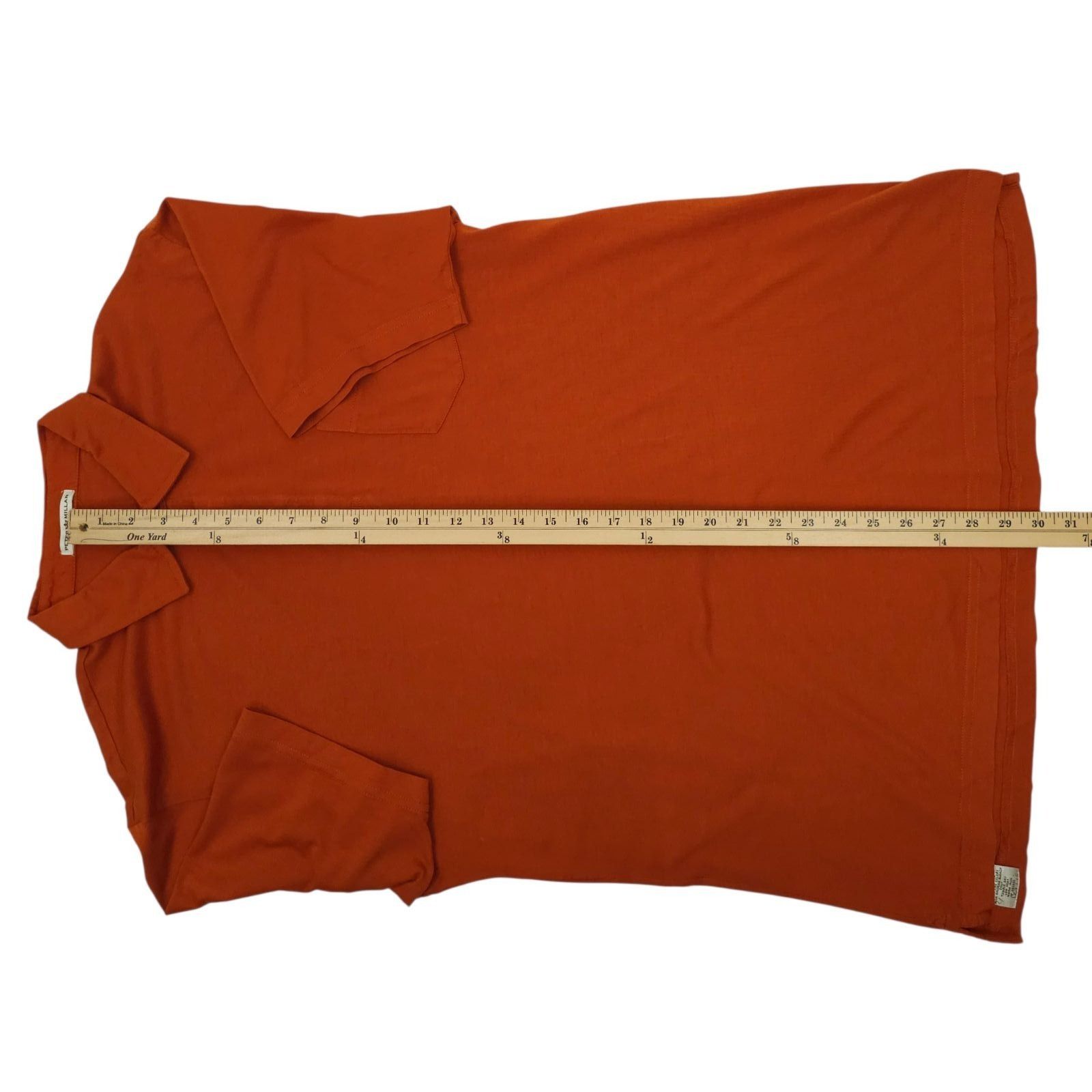 Peter Millar Peter Millar Polo Shirt Mens M Burnt Orange Pima Cotton Size US M / EU 48-50 / 2 - 5 Thumbnail