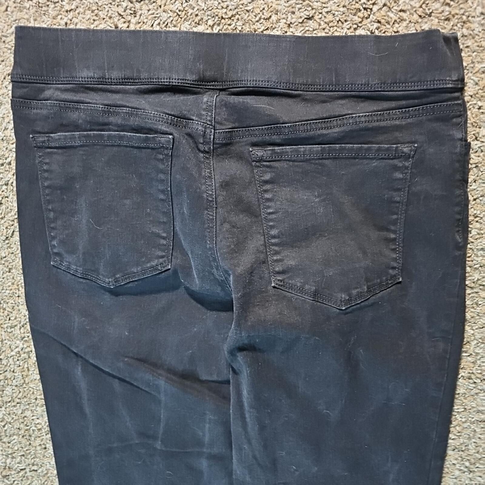 Other Gloria Vanderbilt Amanda Pull On Sz 14 Stretch Black Jeans Size 36" / US 14 / IT 50 - 6 Thumbnail