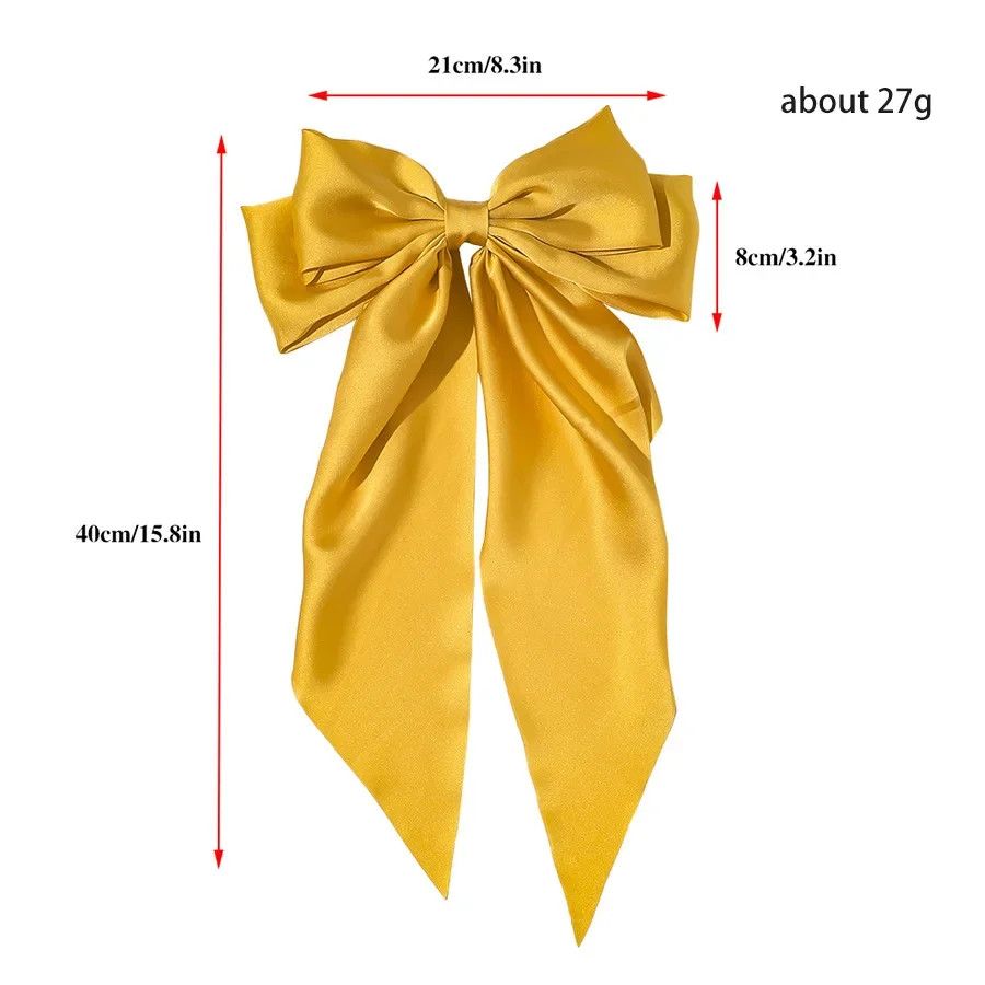 Other Korean Accessories Hair Clips for Women Girls Big Bowknot Size ONE SIZE - 9 Thumbnail
