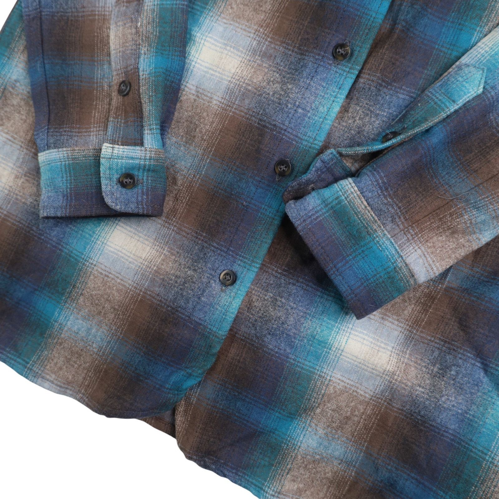 Pendleton Pendleton Shadow Plaid Wool Flannel Button Up Shirt Size S / US 4 / IT 40 - 4 Thumbnail