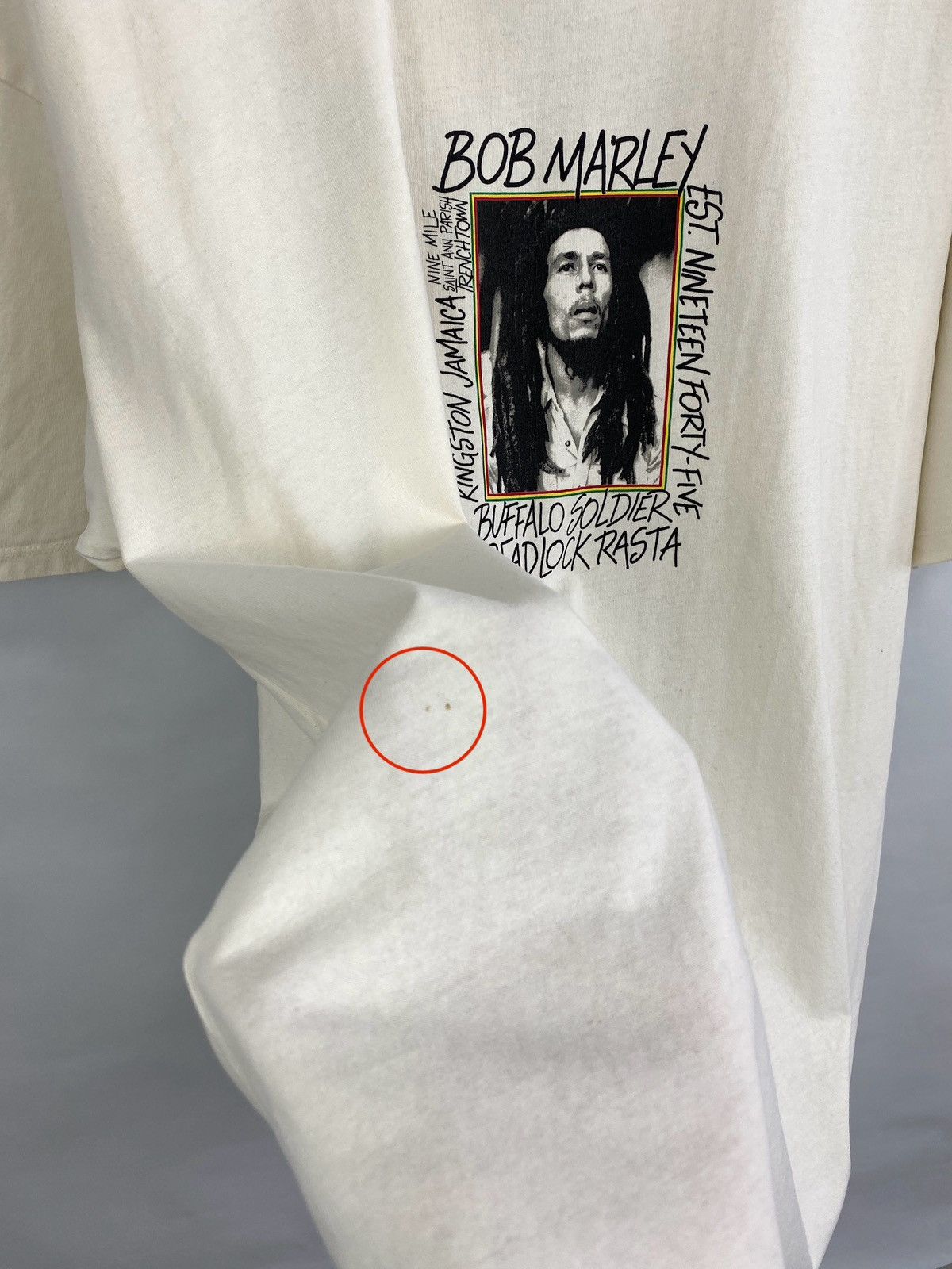 Bob Marley 🇯🇲 Bob Marley Rasta Jamaica T-Shirt Rastafari Haile Selassie Size US XL / EU 56 / 4 - 9 Thumbnail