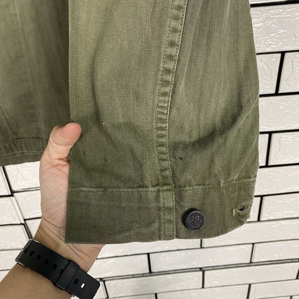 Vintage 🔥TRUE VINTAGE 40’s 13 STARS BUTTON HBT JACKET MILITARY USN Size US M / EU 48-50 / 2 - 16 Thumbnail