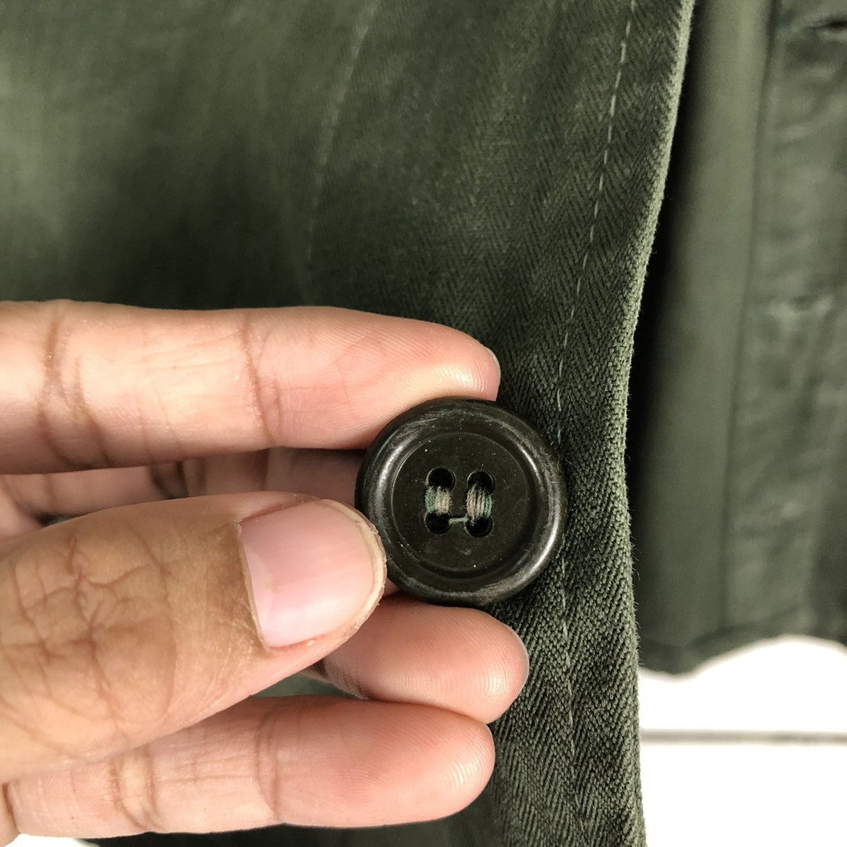 Vintage 🔥Vintage 40s Shirt Jacket Multi Pocket Military World War 2 Size US M / EU 48-50 / 2 - 16 Thumbnail