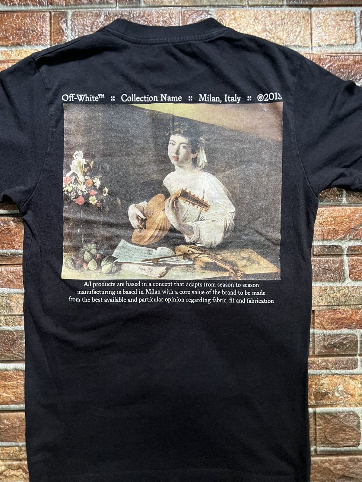 Off-White Off-White Caravaggio Tee Size US XS / EU 42 / 0 - 2 Thumbnail