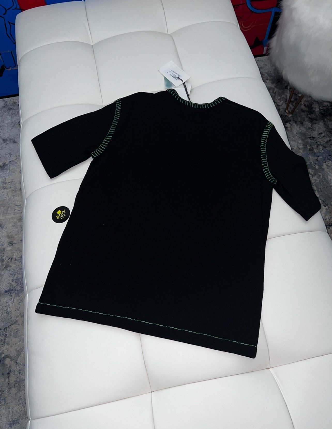 Bottega Veneta Green stitch lining t shirt Size US M / EU 48-50 / 2 - 2 Thumbnail