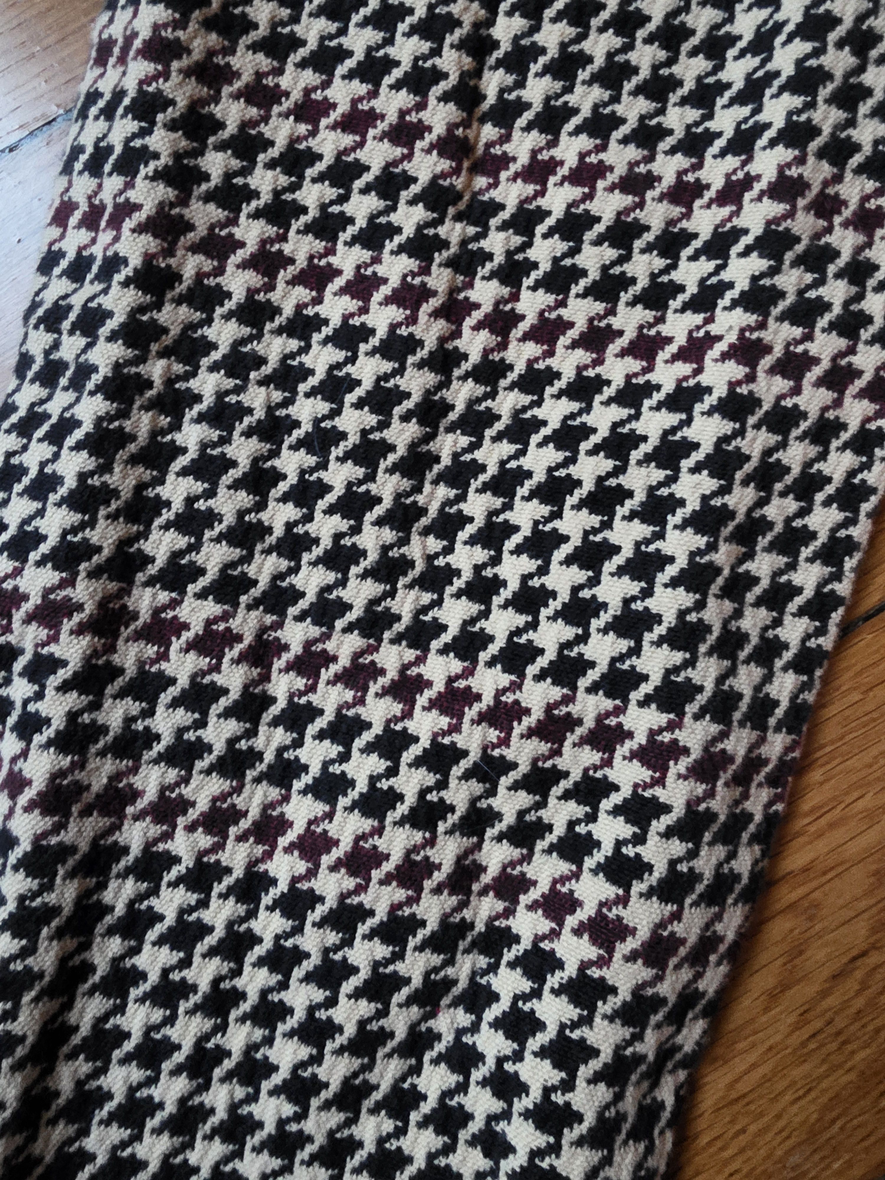 Drole De Monsieur Carrot trousers with houndstooth pattern, size 36 / S Size US 26 / EU 42 - 11 Thumbnail