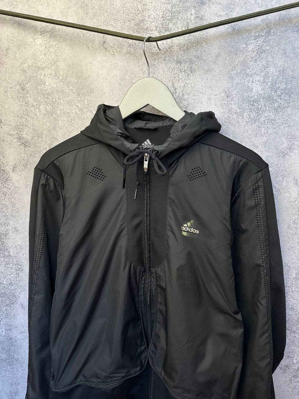 Adidas × Vintage Adidas Techfit Windbreacker Jacket Long Sleeve AGC003 Size US M / EU 48-50 / 2 - 5 Thumbnail