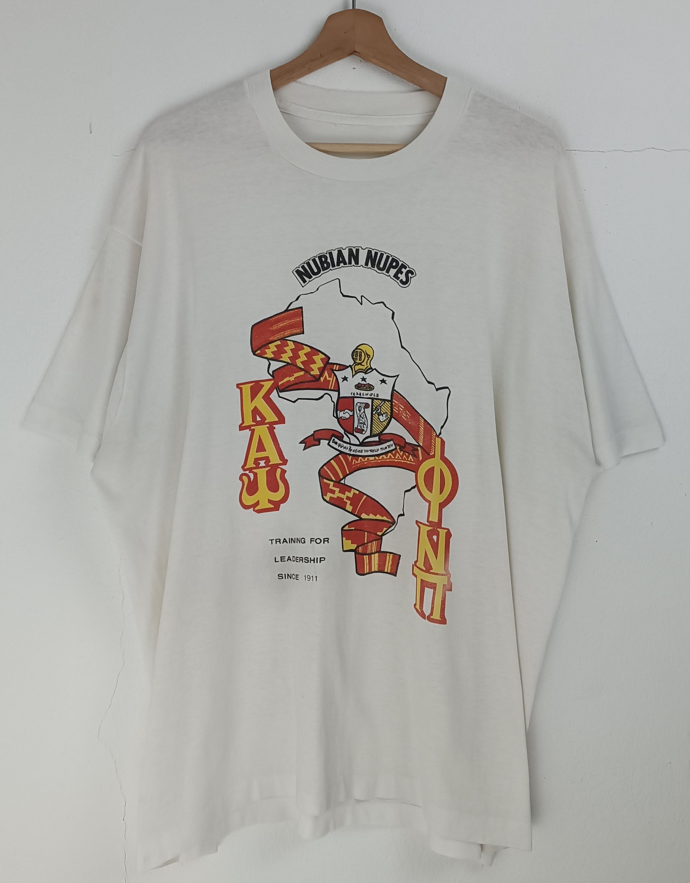 NUBIAN VINTAGE 90'S NUBIAN NUPES LEADERSHIP TRAINING VERY RARE TEE Size US XL / EU 56 / 4 - 3 Thumbnail