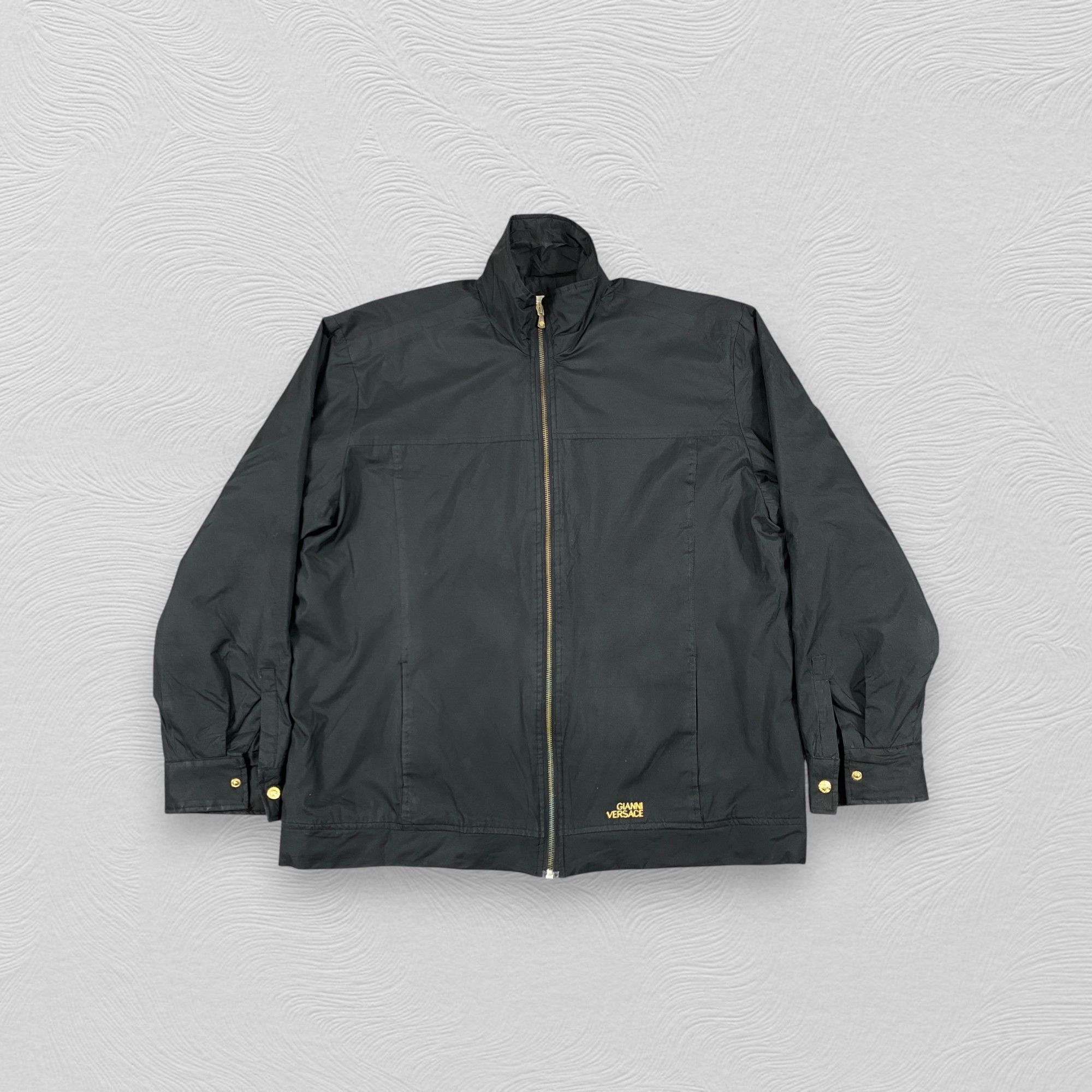 14th Addiction Vintage Gianni Versace Italy Black Medium Jacket- J440 Size US M / EU 48-50 / 2 - 1 Thumbnail