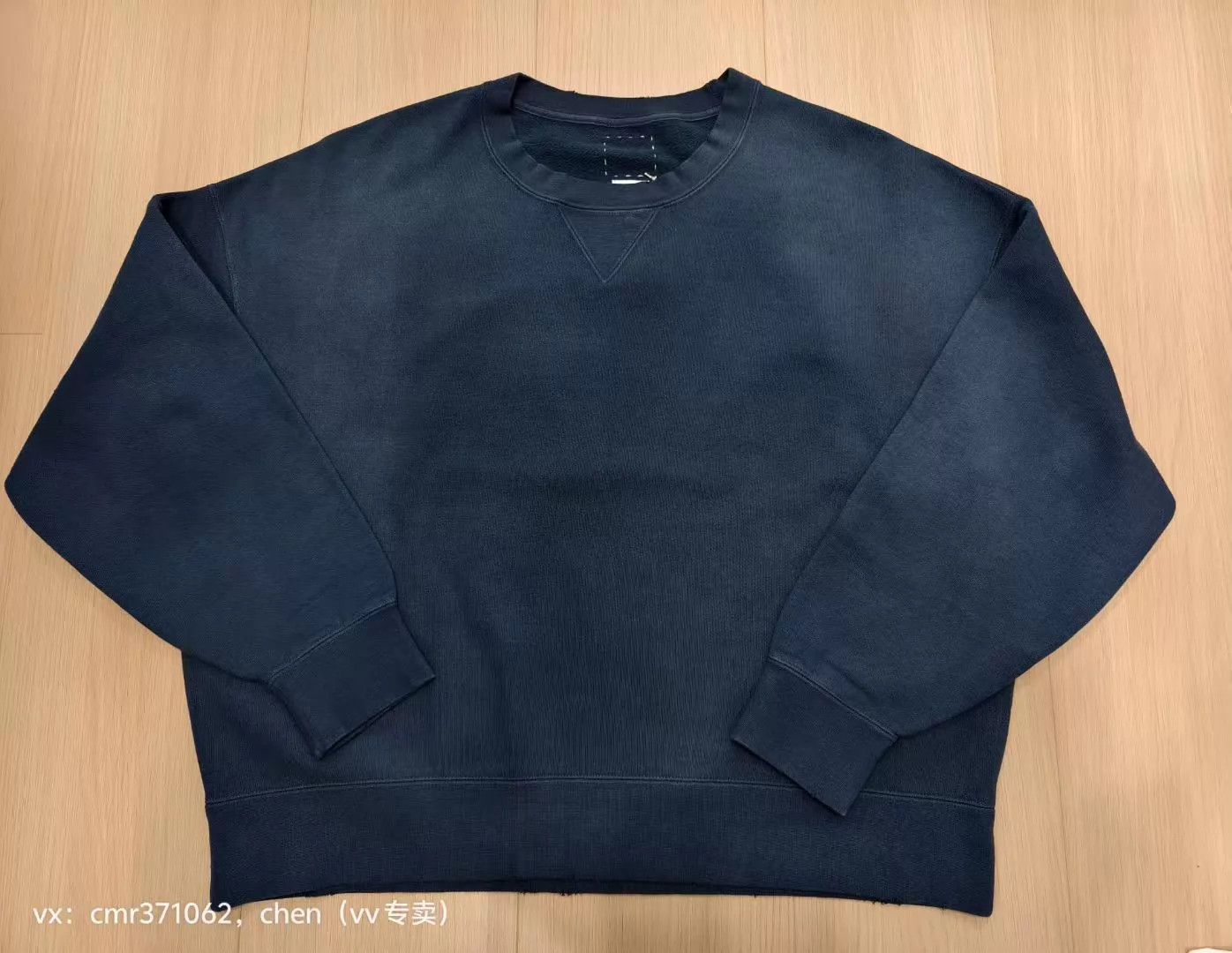 Visvim VISVIM 23SS AMPLUS SB SEEAT L/S Navy Tie-Dye Distressed 2 Size US M / EU 48-50 / 2 - 1 Thumbnail