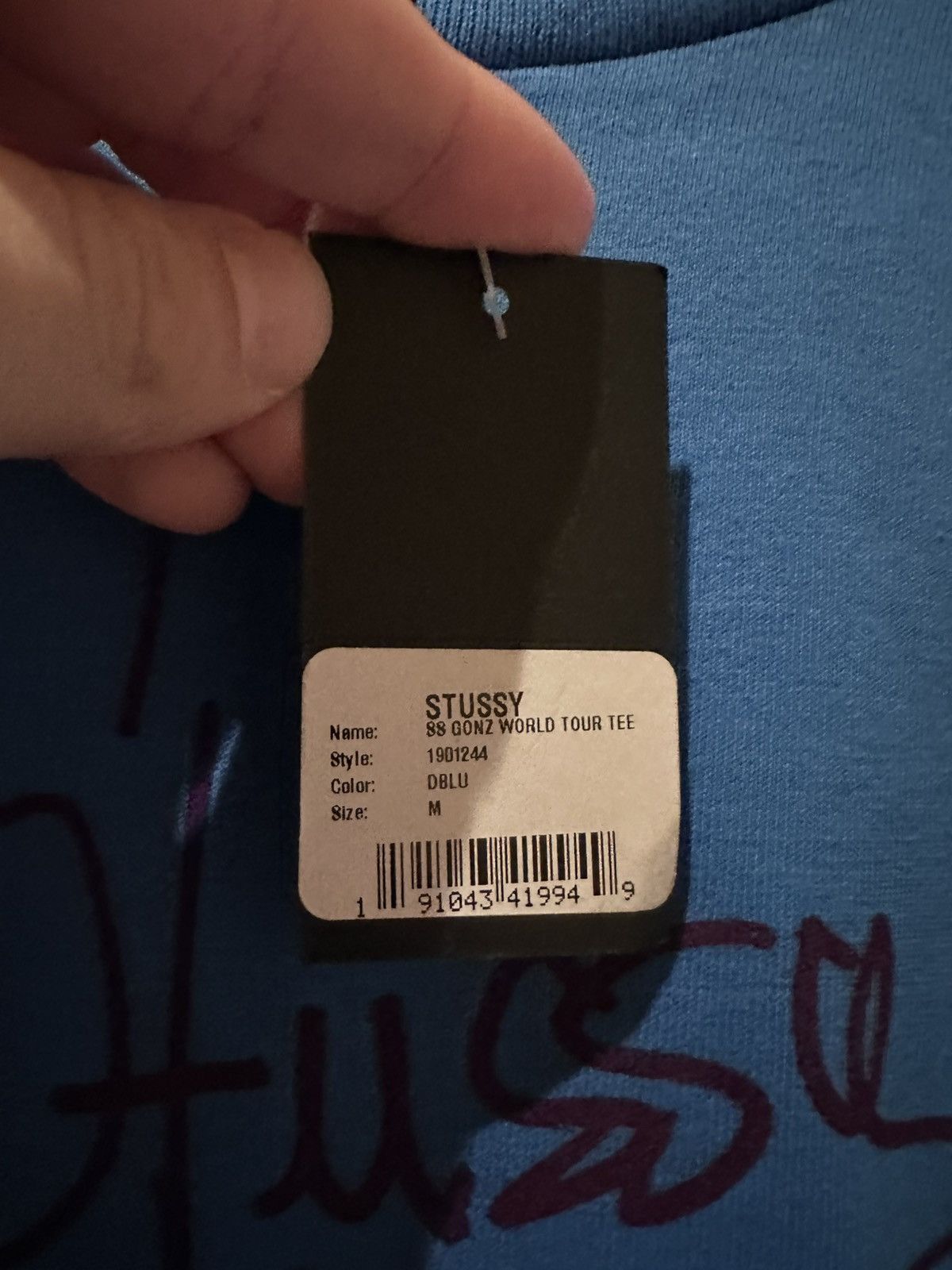 Stussy Stussy x Mark Gonzales World Tour Tee Size US M / EU 48-50 / 2 - 4 Thumbnail