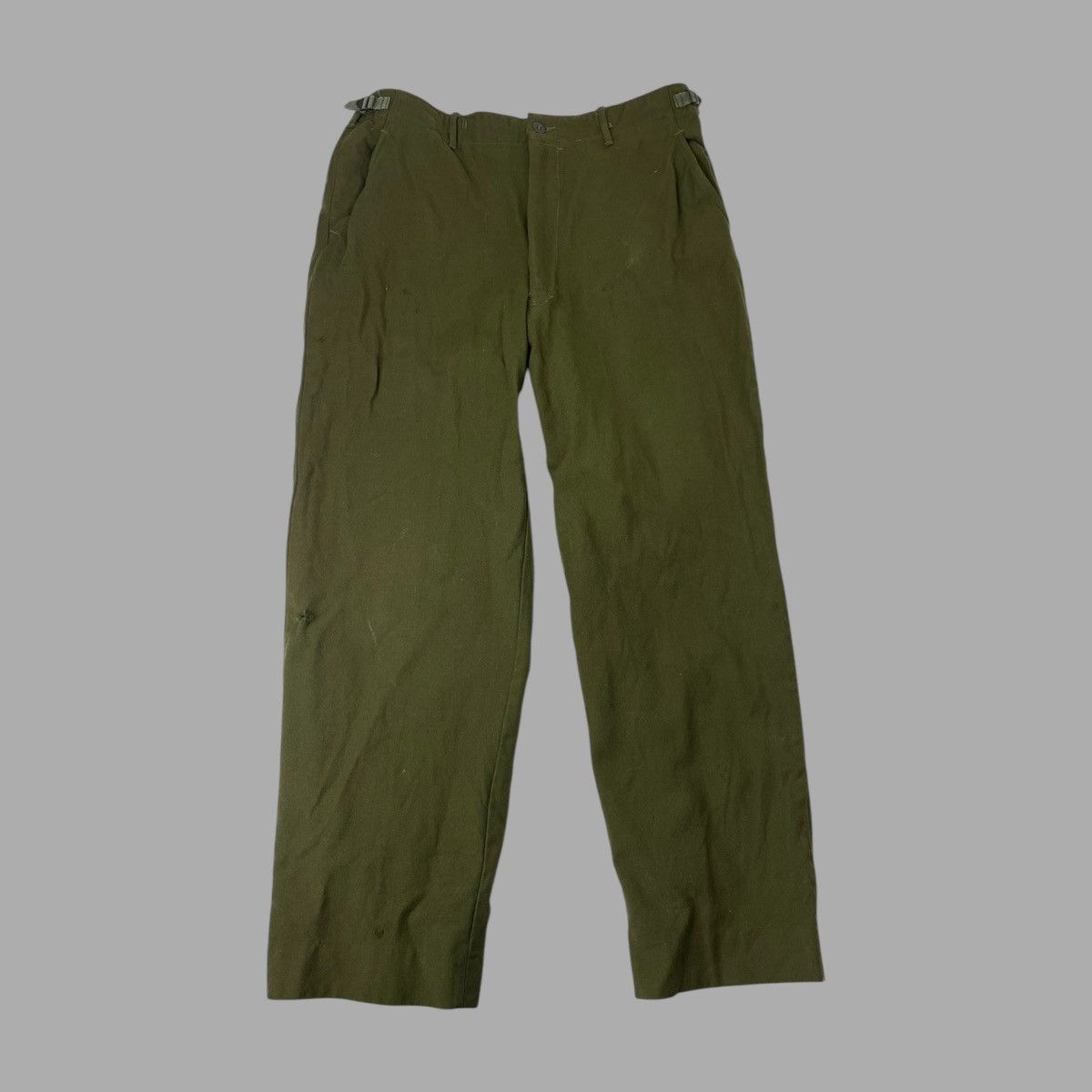 Vintage Vintage m-1951 og-108 pleated wool military trousers Size US 30 / EU 46 - 1 Thumbnail