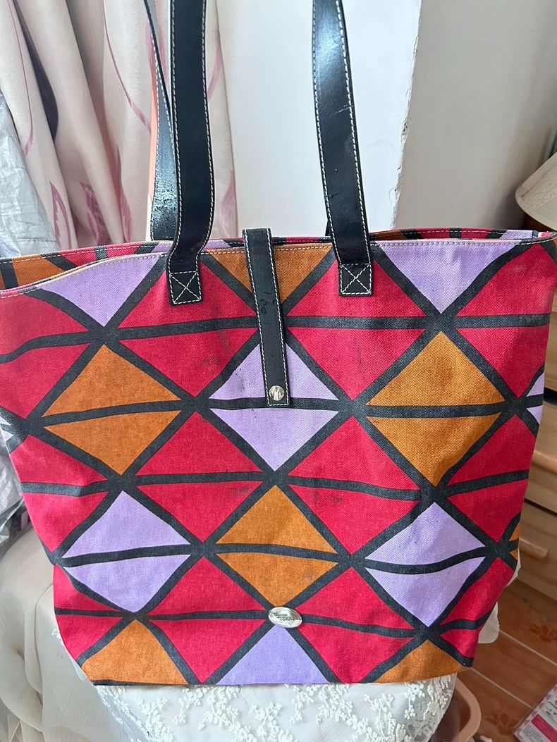 Vivienne Westwood Vivienne Westwood size os Mid-Century geometric tote canvas Size ONE SIZE - 1 Thumbnail