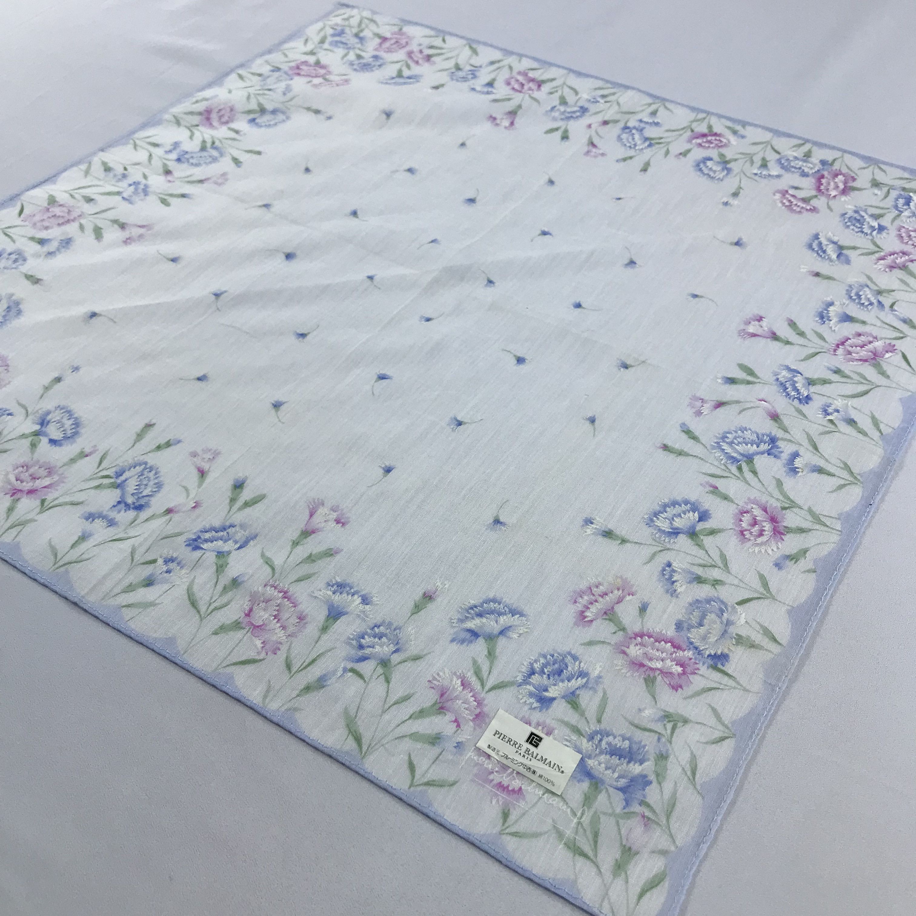 Pierre Balmain × Vintage Pierre Balmain Bandana / Handkerchief / Neckerchief - S2176 Size ONE SIZE - 2 Thumbnail