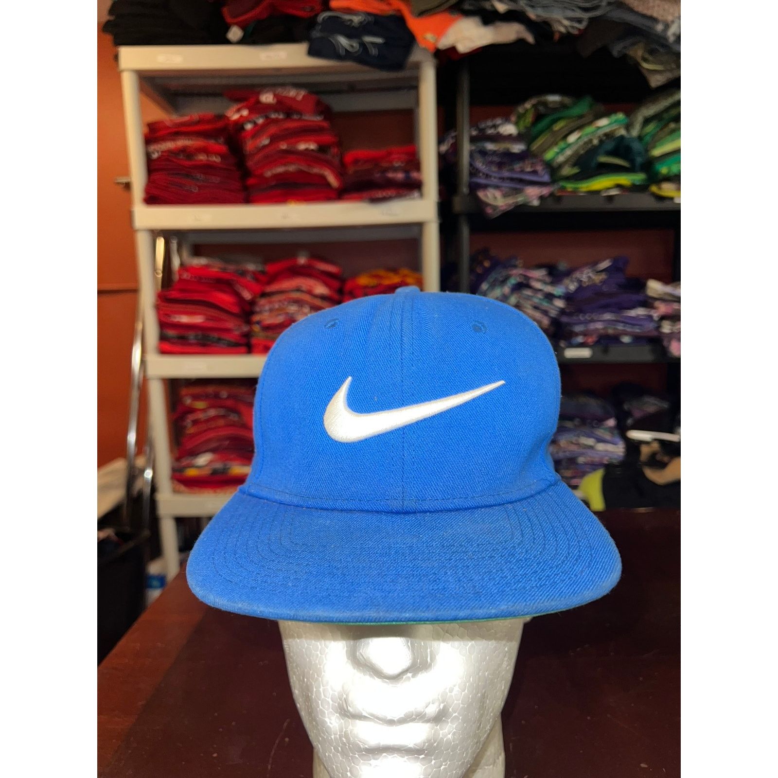 Nike Nike Blue Snapback Pro Dri Fit Baseball Royal Blue Snapback Size ONE SIZE - 2 Thumbnail