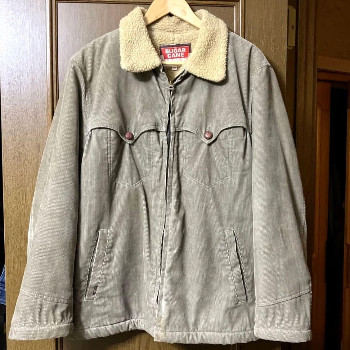 Sugar Cane Sugar Cane Fleece Jacket Beige Size M Men Size US M / EU 48-50 / 2 - 3 Thumbnail
