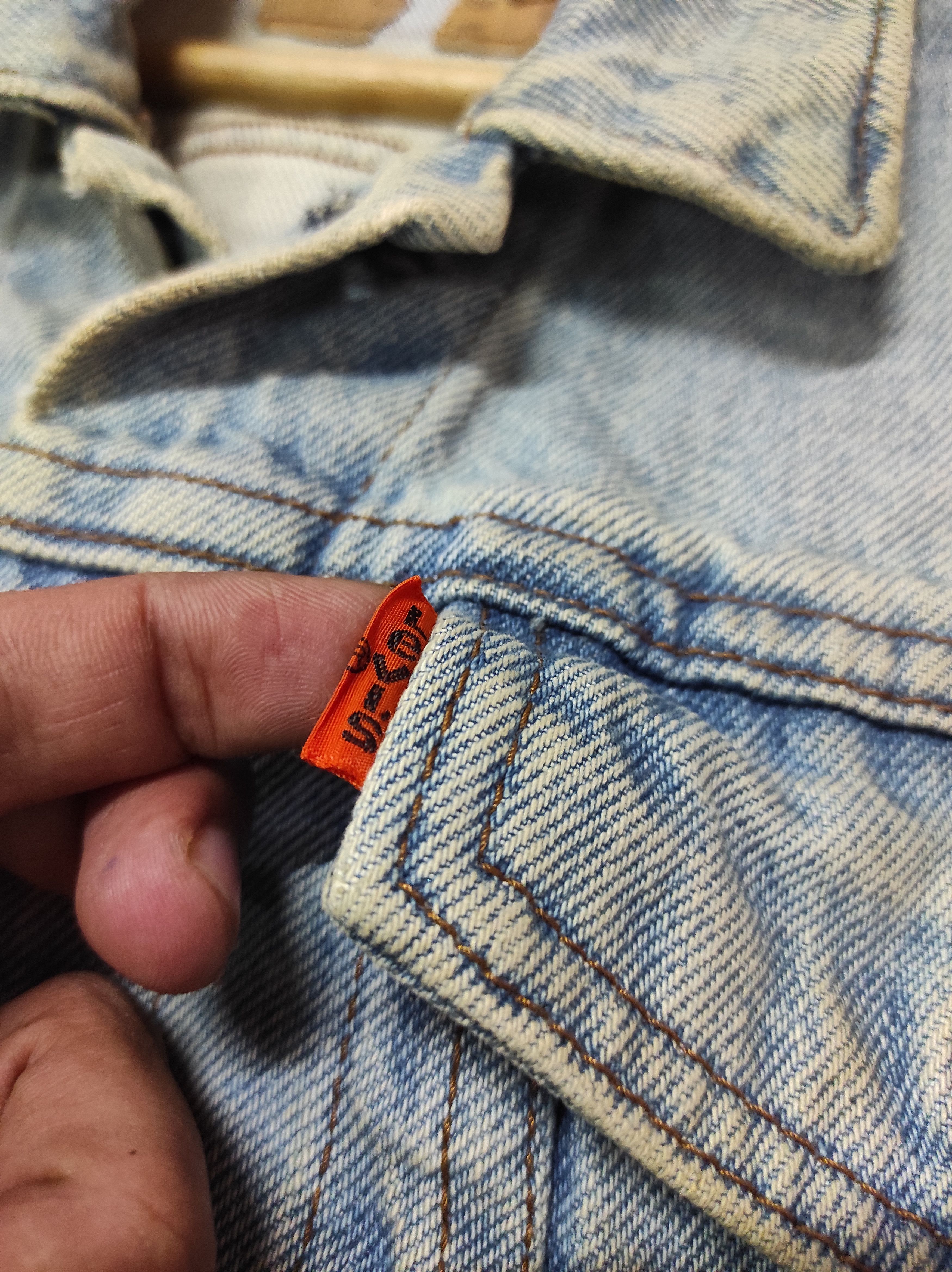 Levi's × Levi's Vintage Clothing × Vintage LEVIS ORANGE TAGS DENIM TRUCKER JACKET Size US M / EU 48-50 / 2 - 6 Thumbnail