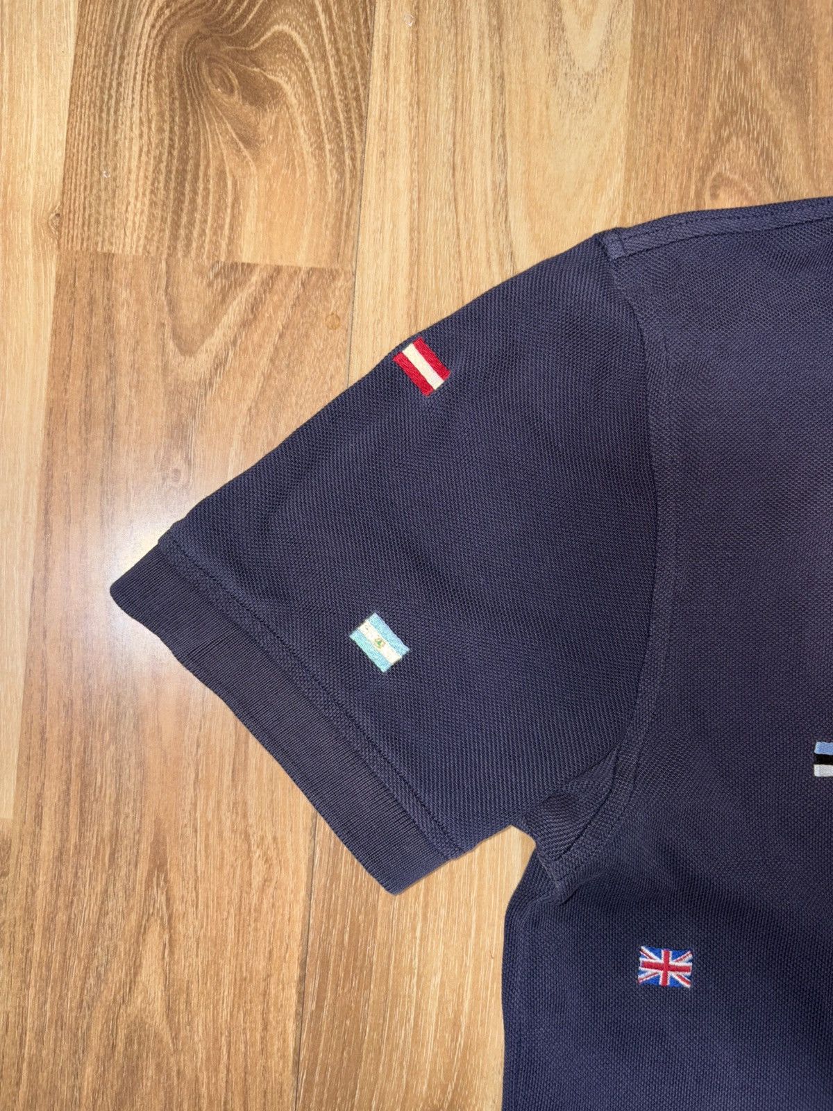 Brooks Brothers Brooks Brothers Supima Cotton Multi Flag Embroidered Polo Size US XXS / EU 40 - 3 Thumbnail