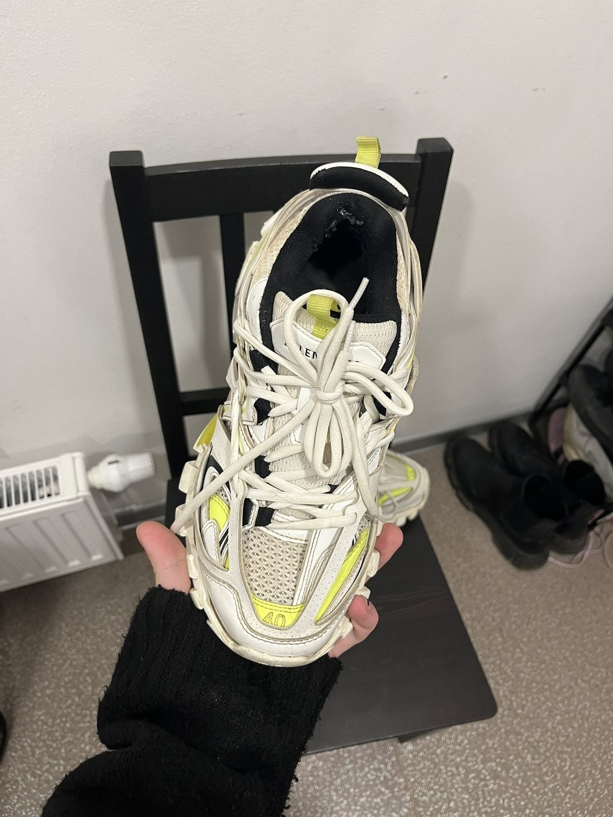 Balenciaga Balenciaga track v1 neon yellow white Size US 8 / EU 41 - 3 Thumbnail