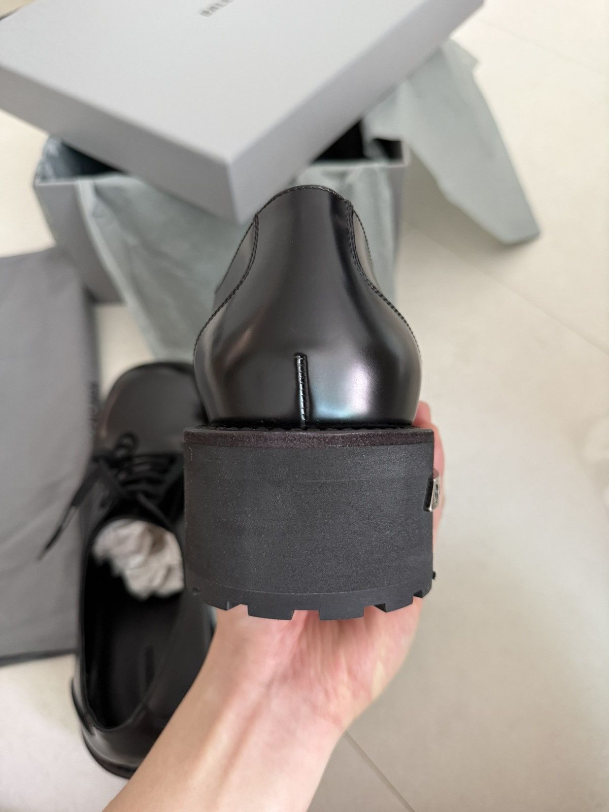 Balenciaga Balenciaga Venom Derby Black 42 Size US 9 / EU 42 - 14 Thumbnail