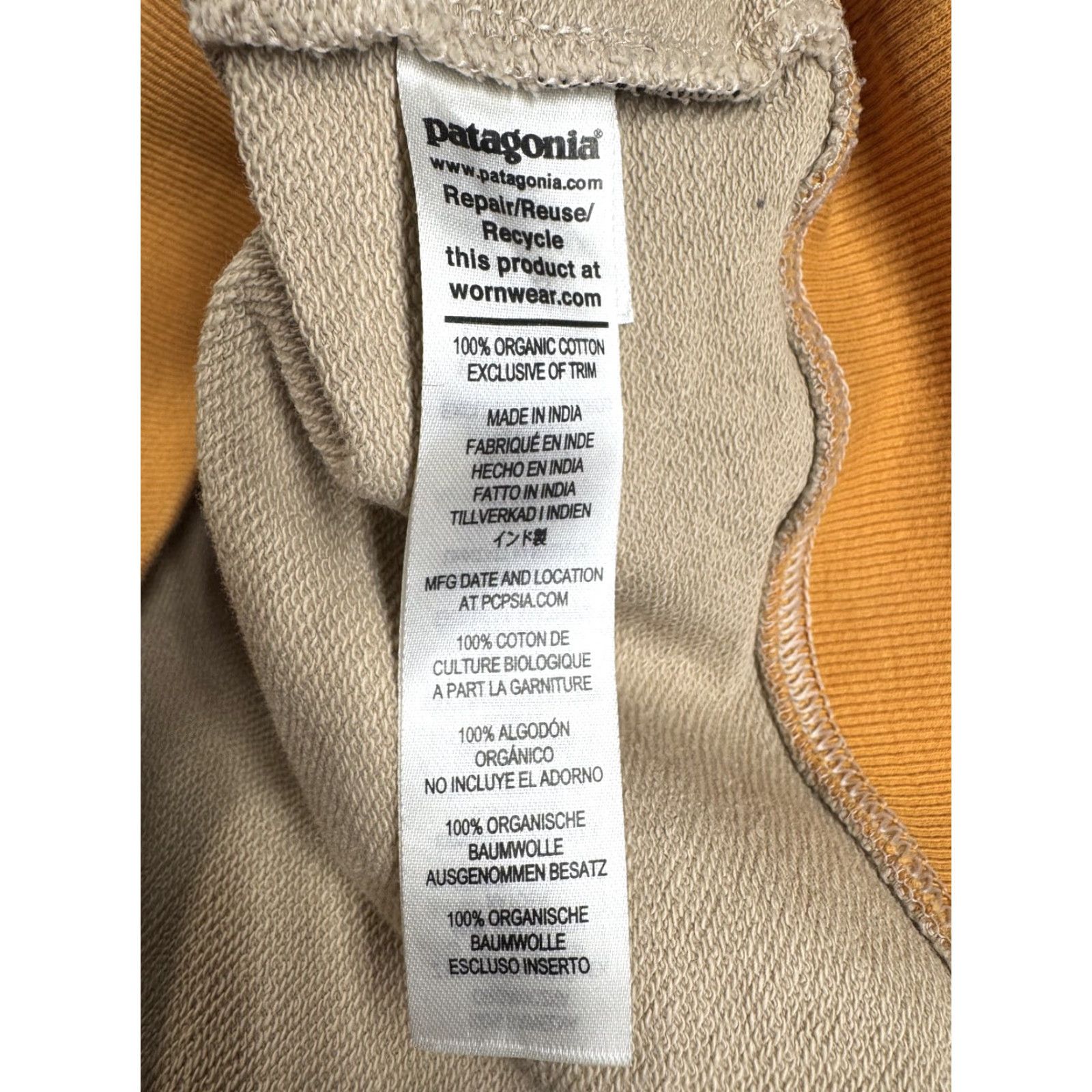 Patagonia Patagonia Women's P-6 Label Organic Hoody Oar Tan Size S Hoodie Size S / US 4 / IT 40 - 6 Thumbnail