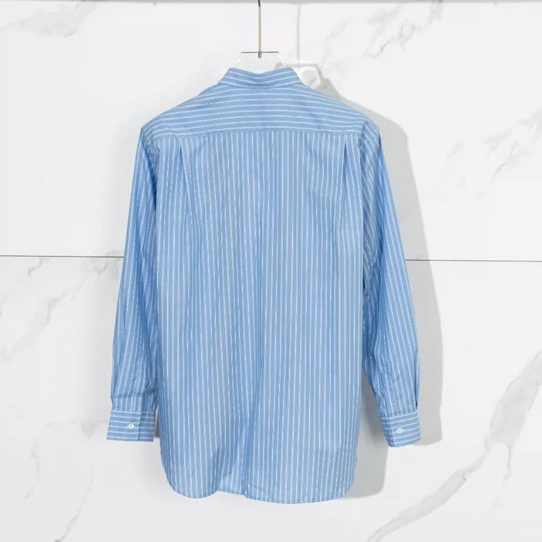 Comme des Garcons Comme Des Garcons Striped patchwork blue shirt 2505-Nextarr Size US M / EU 48-50 / 2 - 3 Thumbnail