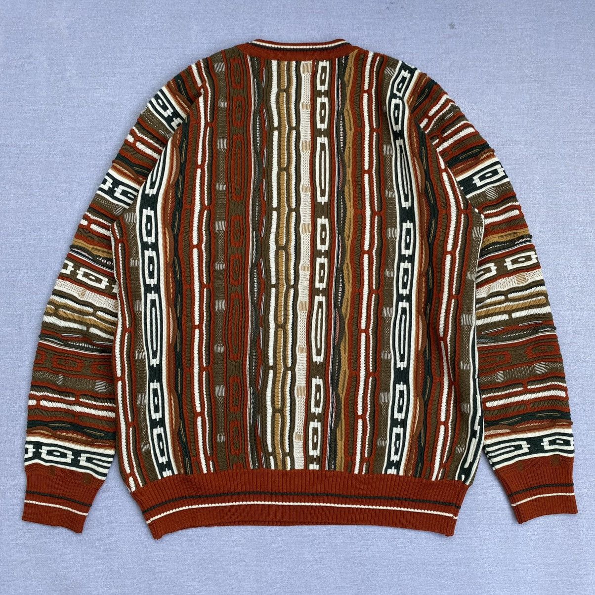 Coogi like a Coogi Australia 90s Cardigan Cable knit Size US L / EU 52-54 / 3 - 2 Thumbnail