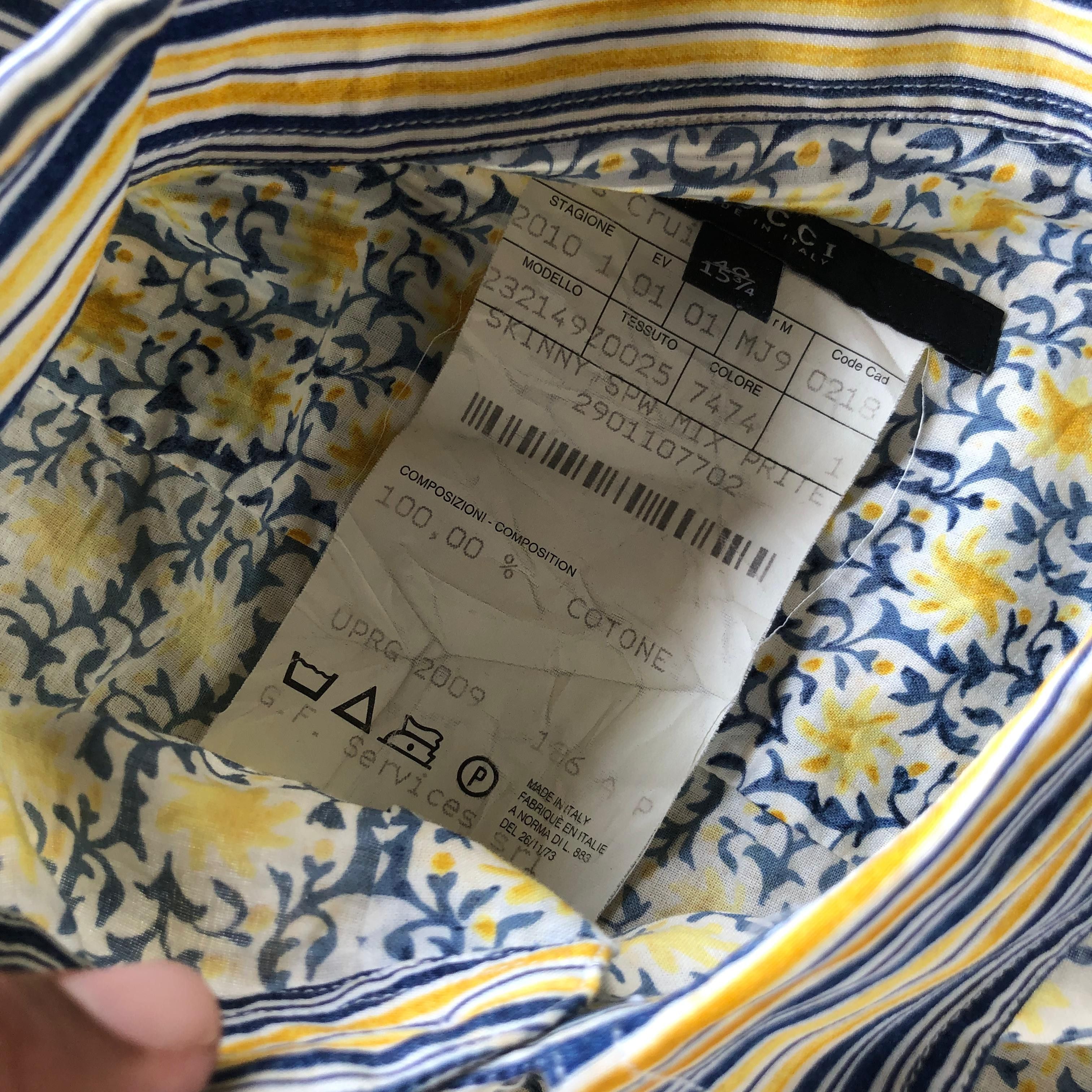 Gucci Gucci S/S Cruise Floral Shirts Size US M / EU 48-50 / 2 - 3 Thumbnail