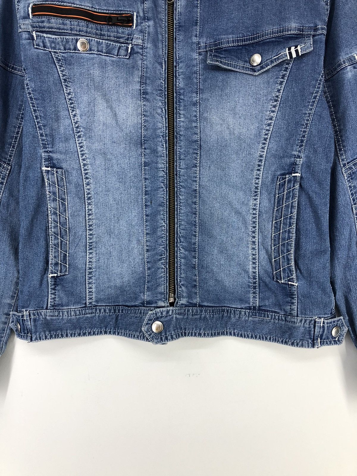 Japanese Brand Vintage Toraichi Denim Workwear Jacket Size M / US 6-8 / IT 42-44 - 18 Thumbnail
