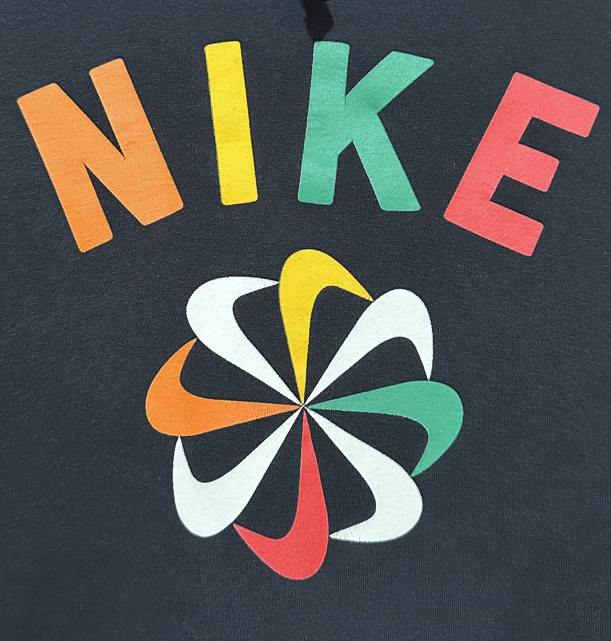 Nike Nike Multi-Color Swoosh Logo hoodie Size US M / EU 48-50 / 2 - 2 Thumbnail