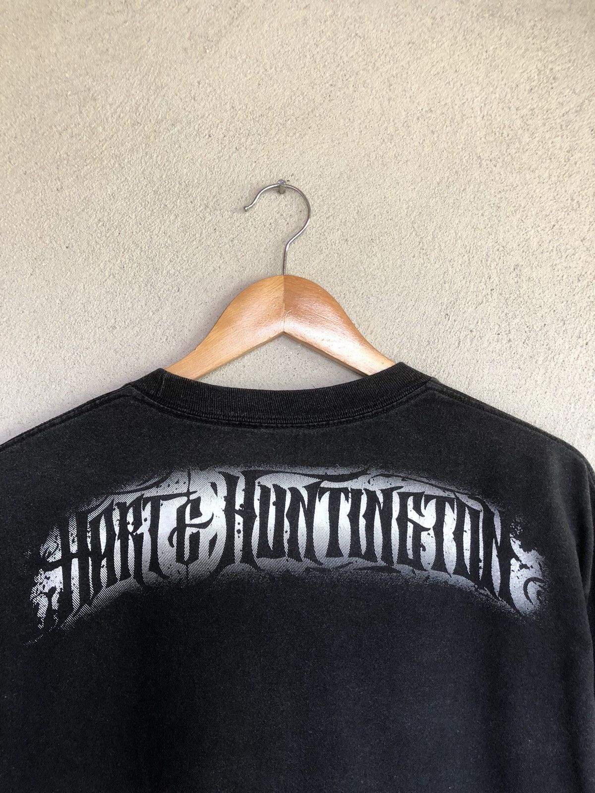 Affliction × Vintage Vintage Y2K Hart & Huntington Skulls Design Tee Size US L / EU 52-54 / 3 - 13 Thumbnail