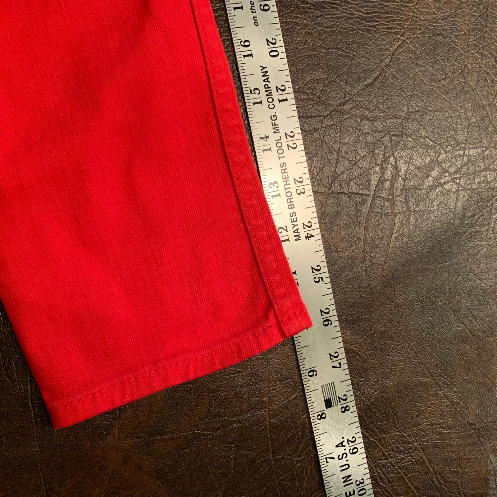 Big Star Big Star 1974 Womens Size 26 Red Denim Jeans (376) Size 26" / US 2 / IT 38 - 10 Thumbnail