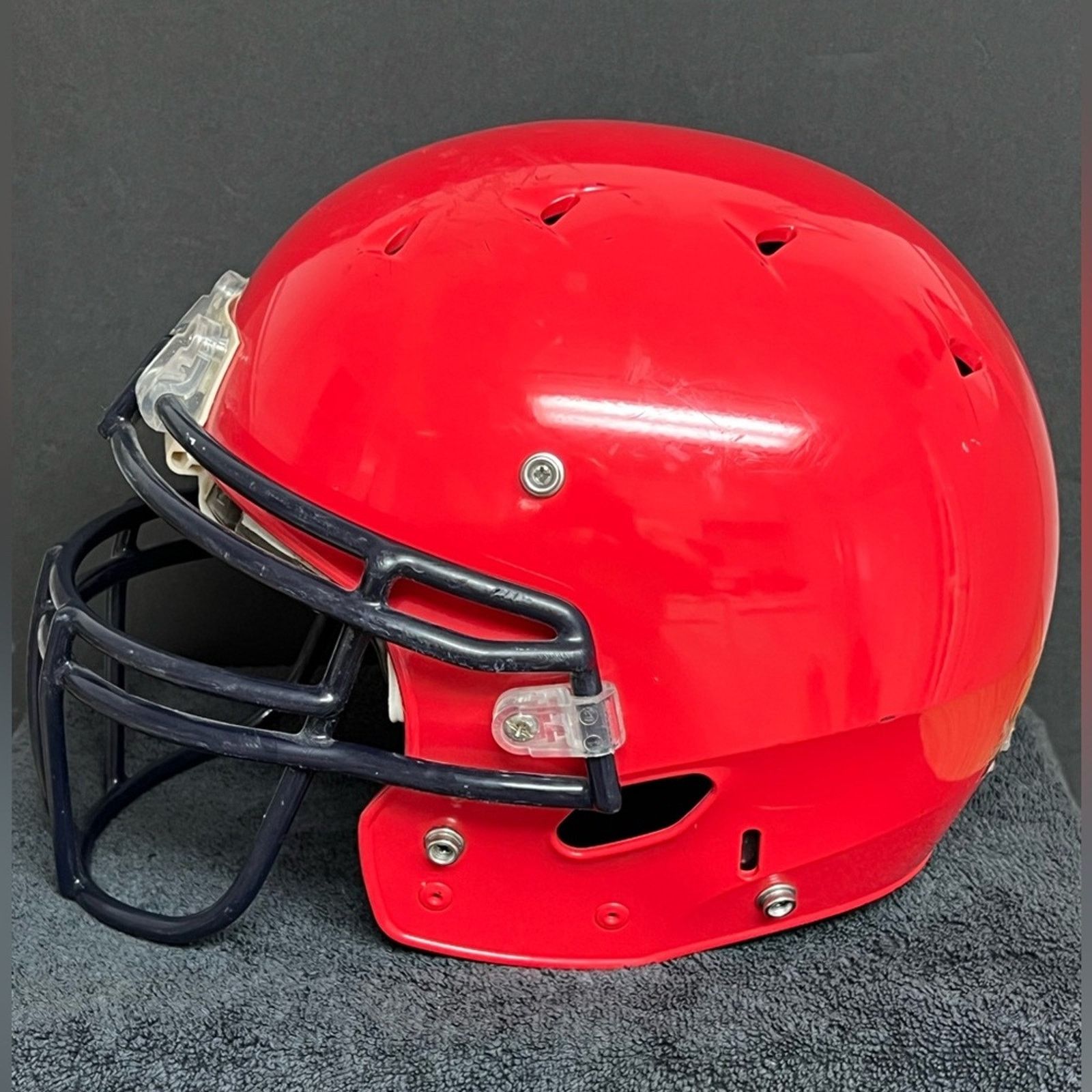 Schott Schutt DNA Pro Plus Football Helmet Red Black Face Guard Size ONE SIZE - 1 Thumbnail