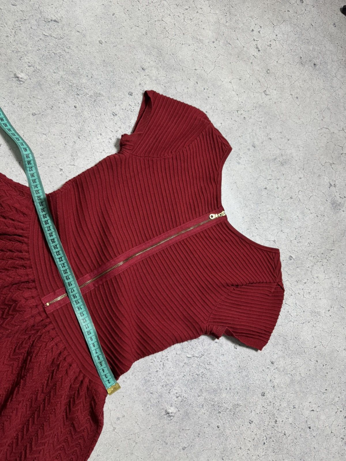 Sandro Sandro Red Knit Dress Size S / US 4 / IT 40 - 17 Thumbnail
