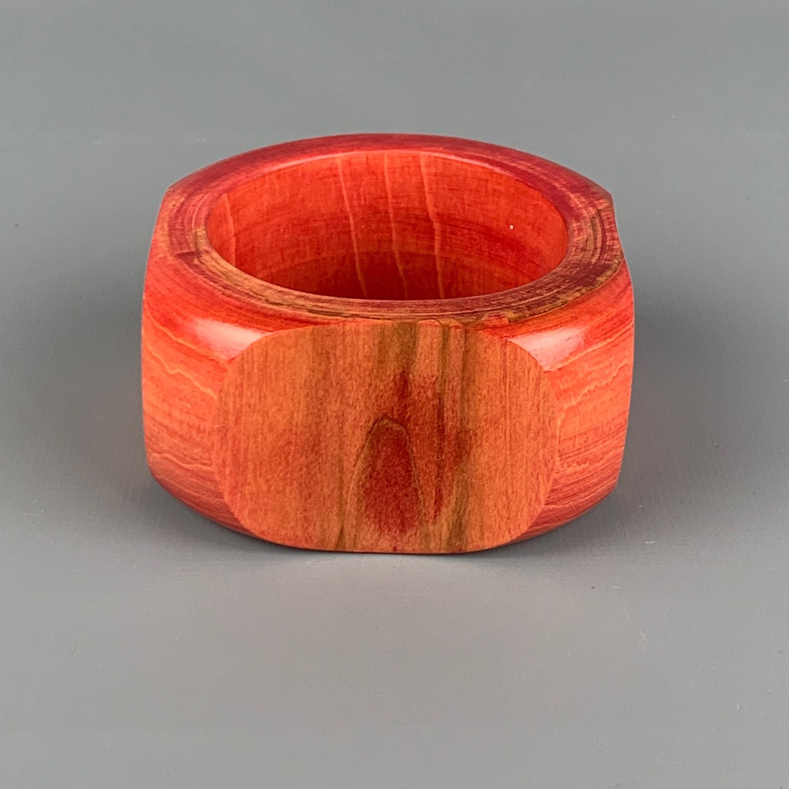 Vintage VINTAGE Red Wood Cuff Bracelet Size ONE SIZE - 1 Thumbnail