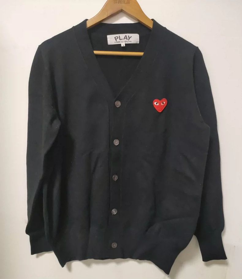 Comme des Garcons Comme Des Garcons Classic black wool cardigan 2505-Nextarro Size US L / EU 52-54 / 3 - 1 Thumbnail
