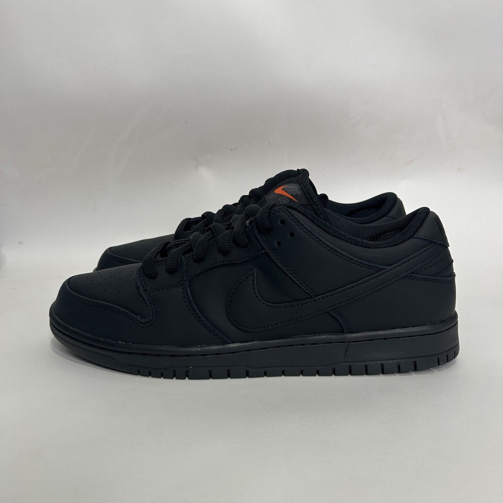Nike Nike SB Dunk Low Pro ISO “Triple Black/Anthracite Orange” Size US 10 / EU 43 - 6 Thumbnail