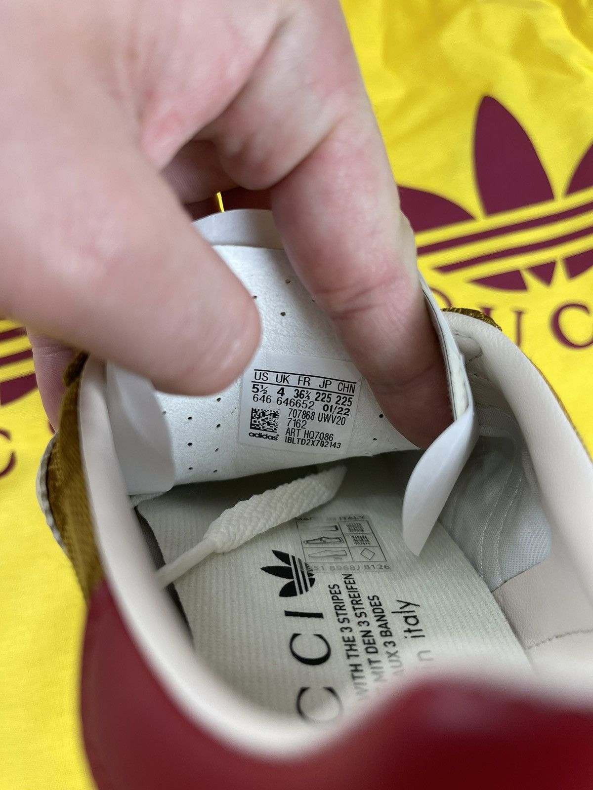 Adidas × Gucci Adidas x Gucci Gazelle OG Monogram Sneakers Size 36 2/3 Size US 5.5 / IT 35.5 - 14 Thumbnail