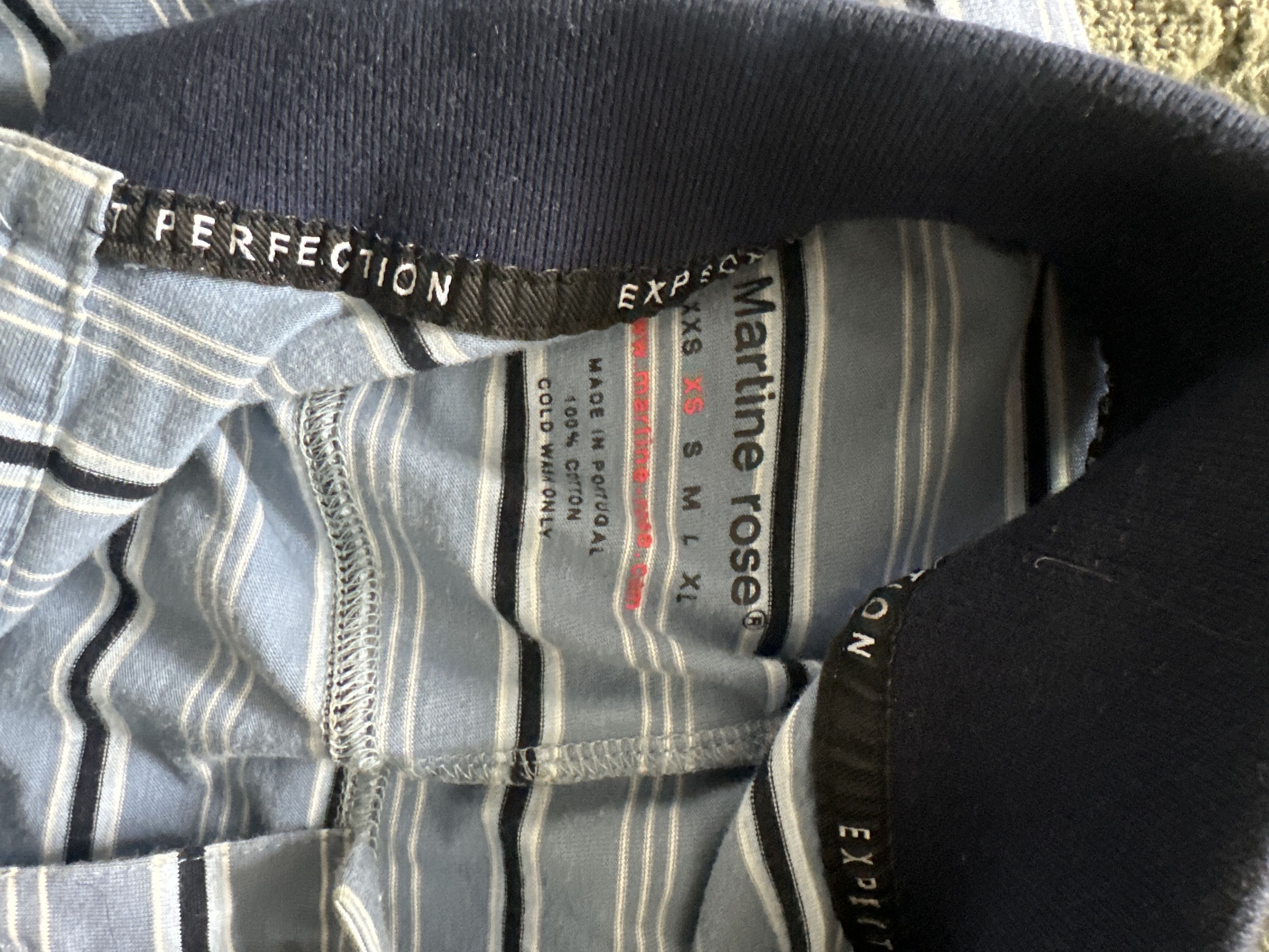 Martine Rose Martine Rose “Styled For Comfort” Striped Long Sleeve Polo Size US XS / EU 42 / 0 - 2 Thumbnail