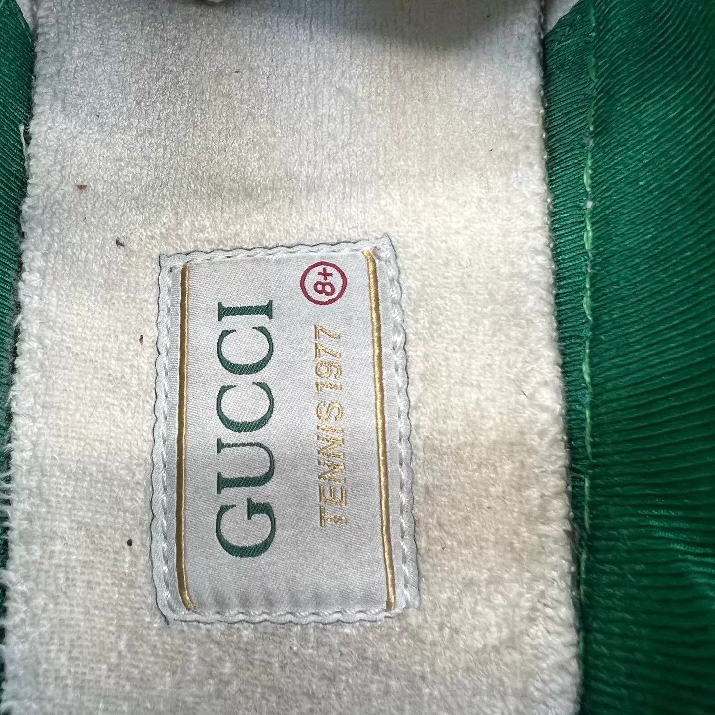Gucci Gucci 1977 Denim Blue White & Red 42.5 1-2 Wears Near New Size US 9.5 / EU 42-43 - 7 Thumbnail